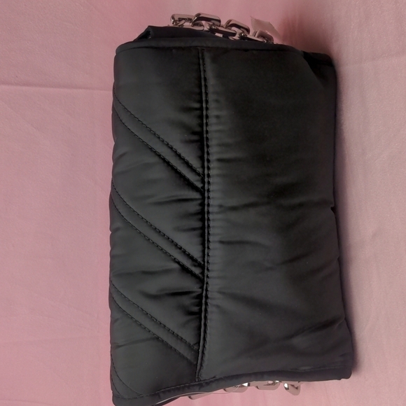 Topshop Neve Stitch Shoulder Bag with Silver Chain Strap - Picture 3 of 10